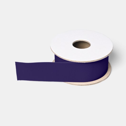 Solid Navy Blue Ripsband (Spule)