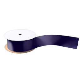 Solid Navy Blue Satinband