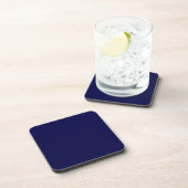 Solid Navy Blue Untersetzer (Rechte Seite)