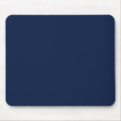 Solid Navy Night Blue Mousepad (Vorne)