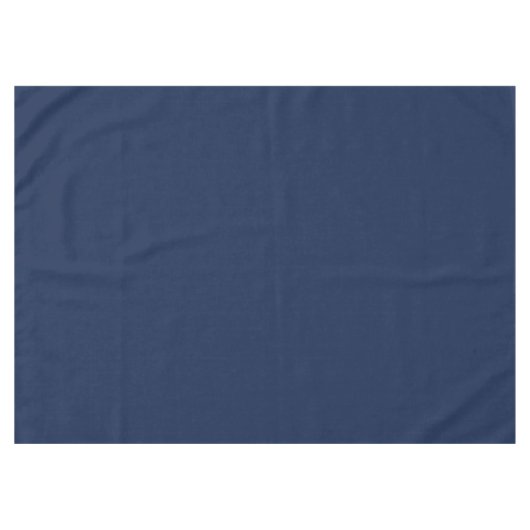 Solid navy night blue tischdecke (Vorderseite (Horizontal))