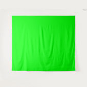 Solid Neon Green Screen Chroma-Hintergrund Wandteppich (Vorderseite (Horizontal))