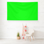 Solid Neon Green Screen Chroma-Taste WFH Hintergru Banner (Insitu)