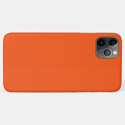 Solid neon orange Case-Mate iPhone hülle (Rückseite (Horizontal))