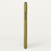 Solid Offbeat Green Individuelle Name Case-Mate iPhone Hülle (Hinten/Rechts)