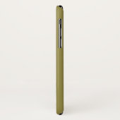 Solid Offbeat Green Individuelle Name Case-Mate iPhone Hülle (Hinten/Links)