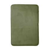 Solid Olive Green Badematte (Vorderseite Vertikal)