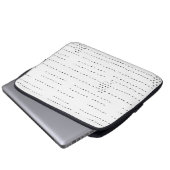 Solid, Onyx Electronics Bag Laptopschutzhülle (Vorne Knopf)