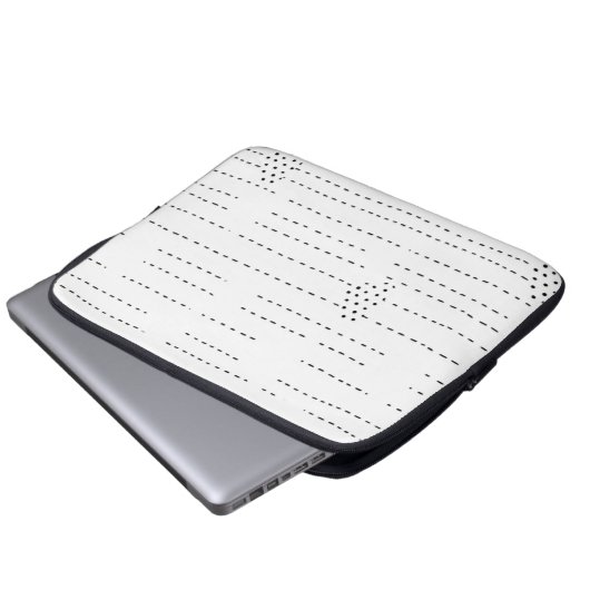 Solid, Onyx Electronics Bag Laptopschutzhülle (Vorne Knopf)