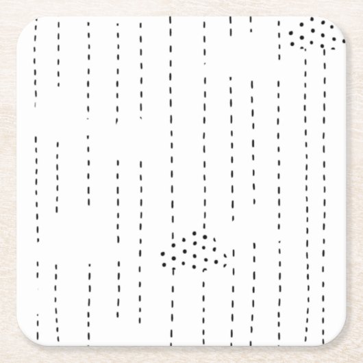 Solid, Onyx Paper Untersetzer (Vorderseite)