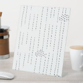 Solid, Onyx-Pedestal-Zeichen Sockelschild (In Situ)