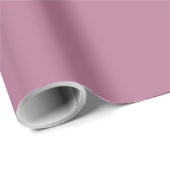 Solid Opera mauve puce Geschenkpapier (Rolleneckpunkt)
