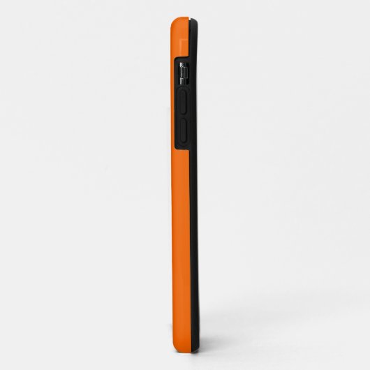 Solid Orange Case-Mate iPhone Hülle (Hinten/Links)