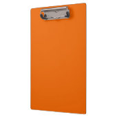 Solid Orange Color | Hex# F06400 Klemmbrett (Links)