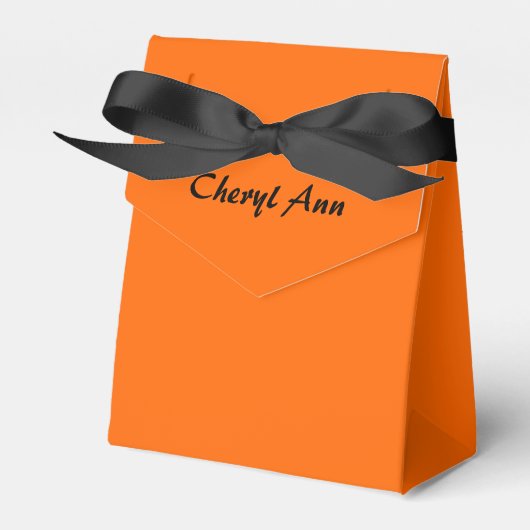 Solid Orange Geschenkschachtel (Vorderseite)