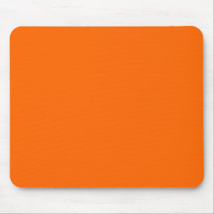 Solid Orange Hintergrundfarbe FF6600 Mousepad