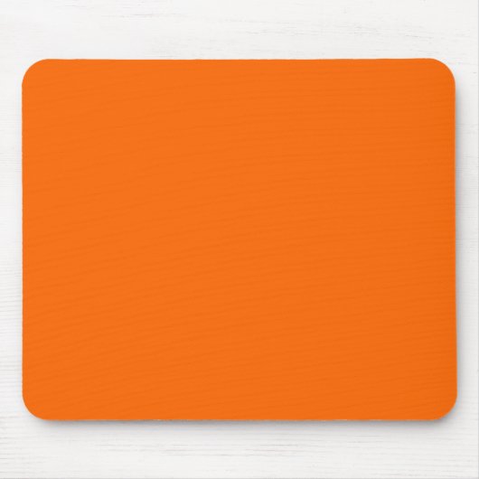 Solid Orange Hintergrundfarbe FF6600 Mousepad (Vorne)