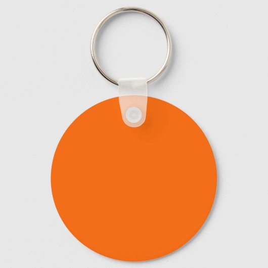 Solid Orange Hintergrundfarbe FF6600 Schlüsselanhänger (Vorderseite)