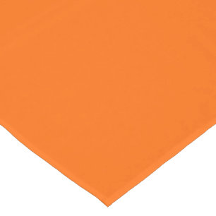 Solid Orange Kurzer Tischläufer