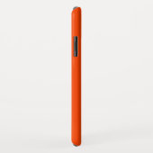 Solid Orange Red Case-Mate iPhone Hülle (Hinten/Rechts)