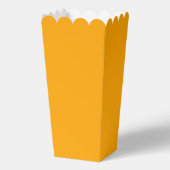 Solid Orange Simple Attractive Popcorn Geschenkschachtel (Vorderseite)