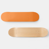 Solid Orange Skateboard (Horizontal)