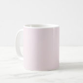 Solid Pale Blush Pink Mug Kaffeetasse (Vorderseite Links)