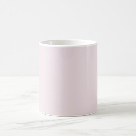 Solid Pale Blush Pink Mug Kaffeetasse (Mittel)