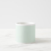 Solid Pale Mint Green Espresso Cup Espressotasse (Vorderseite)