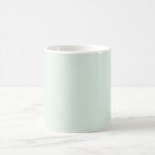 Solid Pale Mint Green Mug Kaffeetasse (Mittel)