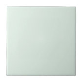 Solid Pale Mint Green Tile Fliese (Vorderseite)