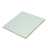 Solid Pale Mint Green Tile Fliese (Seite)