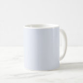 Solid Pale Powder Blue Mug Kaffeetasse (VorderseiteRechts)