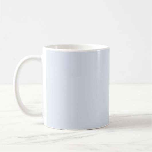 Solid Pale Powder Blue Mug Kaffeetasse (Links)
