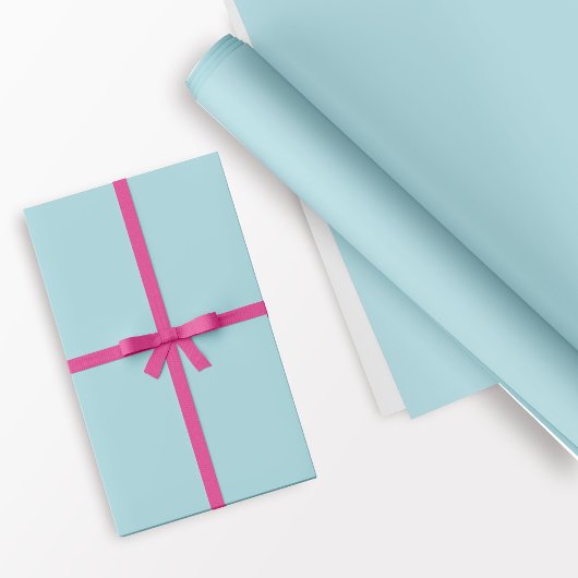 Solid Pastel Blue Geschenkpapier