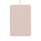 Solid Pastel Pink Autolufterfrischer (Vorderseite)
