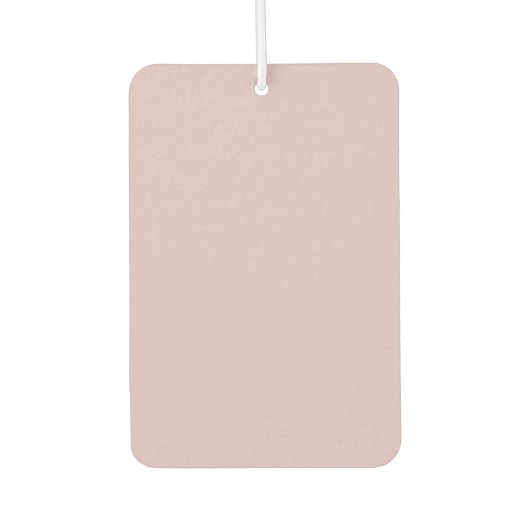 Solid Pastel Pink Autolufterfrischer (Vorderseite)