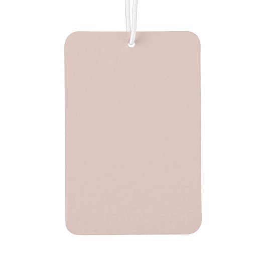 Solid Pastel Pink Autolufterfrischer (Rückseite)