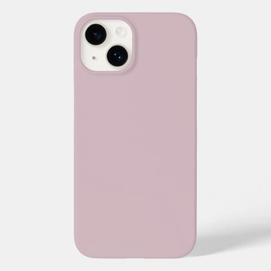 Solid Pastel Pink Case-Mate iPhone Hülle (Rückseite)