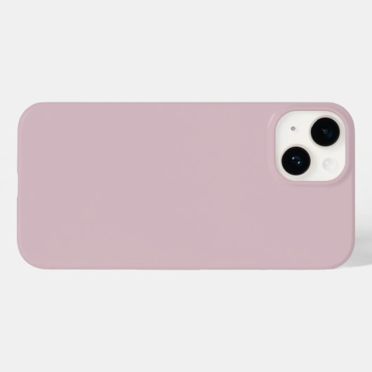 Solid Pastel Pink Case-Mate iPhone Hülle (Rückseite (Horizontal))