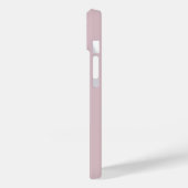 Solid Pastel Pink Case-Mate iPhone Hülle (Rückseite / Links)