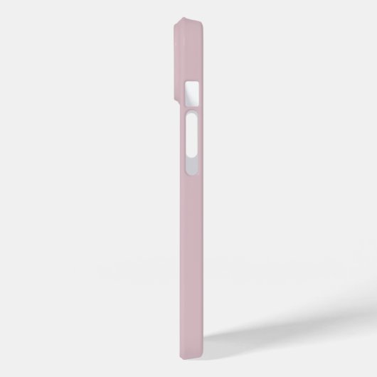 Solid Pastel Pink Case-Mate iPhone Hülle (Rückseite / Links)