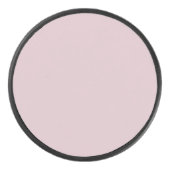 Solid Pastel Pink Eishockey Puck (Vorderseite)