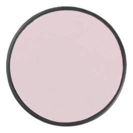 Solid Pastel Pink Eishockey Puck
