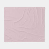 Solid Pastel Pink Fleecedecke (Vorderseite (Horizontal))