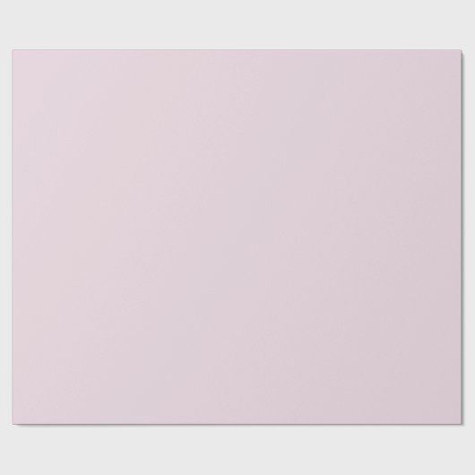 Solid Pastel Pink Geschenkpapier (Flach)