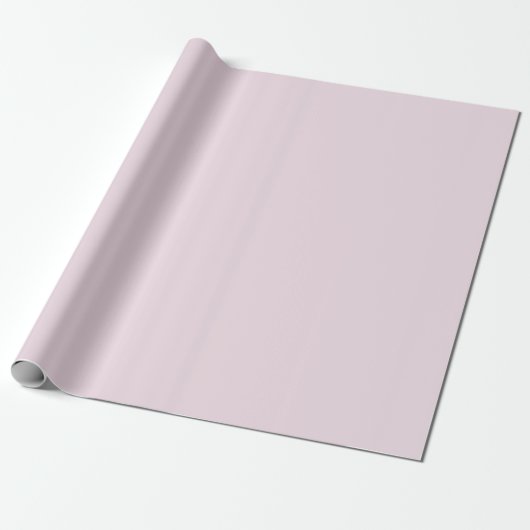 Solid Pastel Pink Geschenkpapier (Ungerollt)