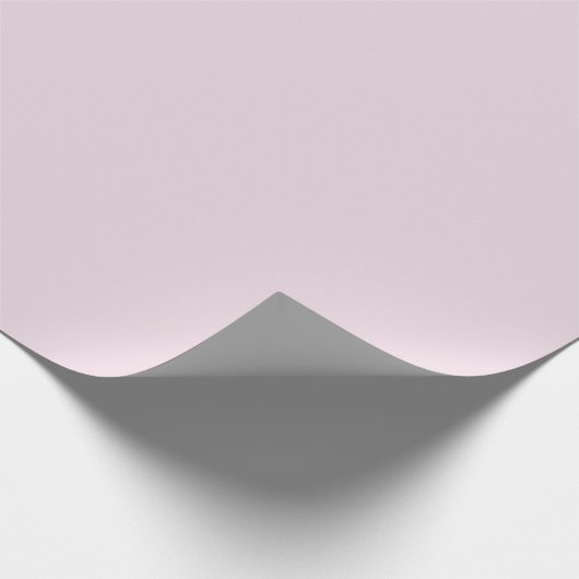 Solid Pastel Pink Geschenkpapier (Ecke)