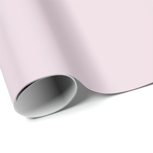 Solid Pastel Pink Geschenkpapier (Rolleneckpunkt)