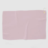 Solid Pastel Pink Golfhandtuch (Horizontal)